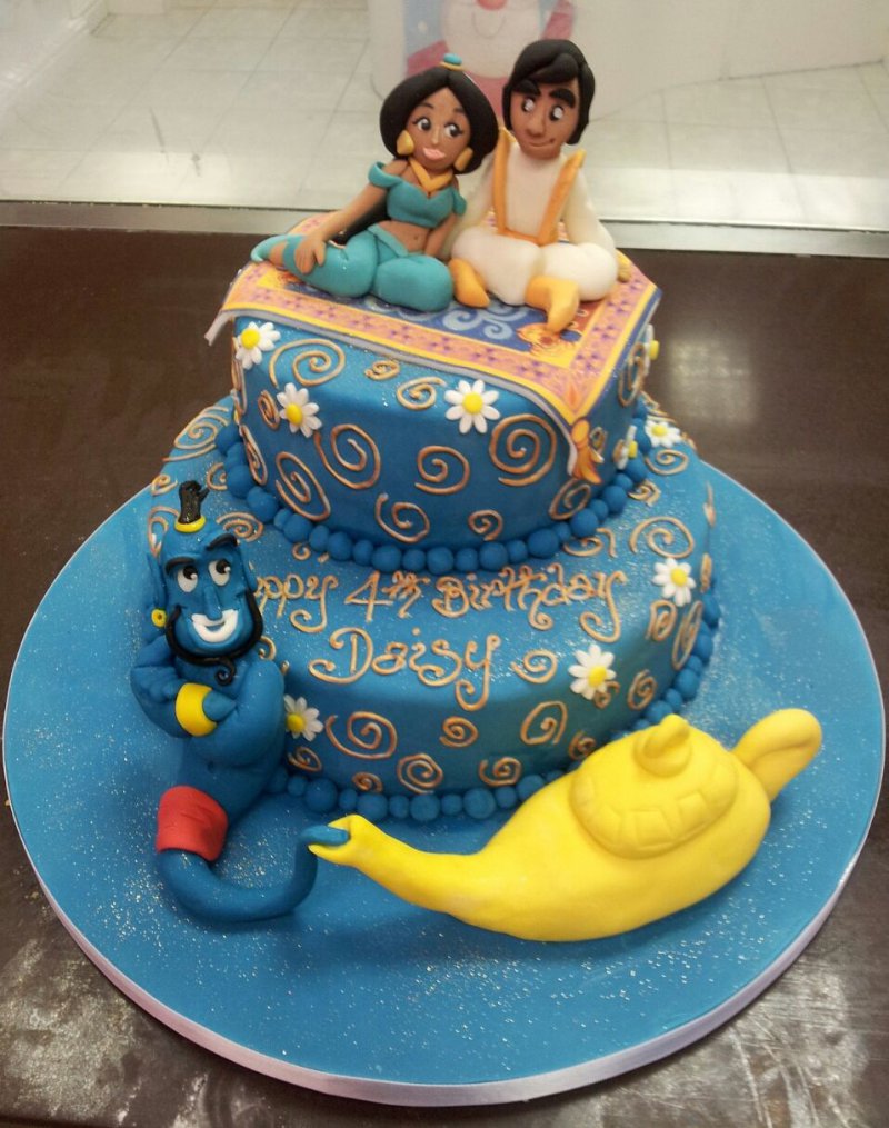 Aladdin Cake-15 Amazing 3D Cartoon Model Cakes Ever