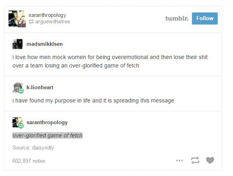 Over Glorified Game of Fetch-15 Times Feminists Gave A Fitting Reply