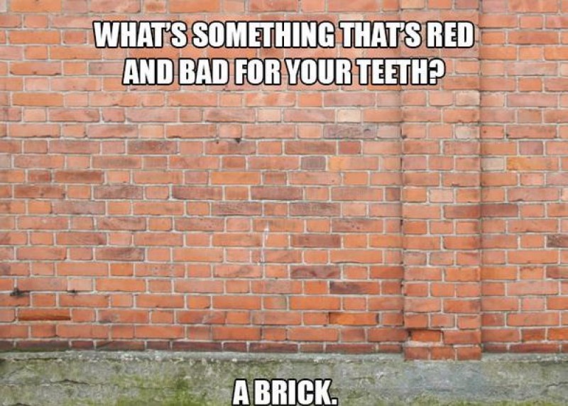 Something That's Red and Bad For Your Teeth?-15 Terrible Jokes That Are Actually Funny