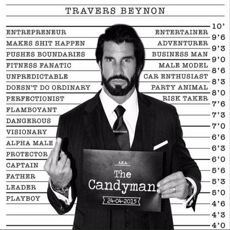 Here is He, Travers Beynon-15 Things You Don't Know About Travers Beynon AKA CandyMan