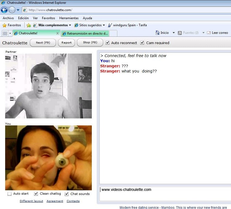 Keep your eye on it-24 Hilarious Chatroulette Chats That Will Make You Laugh Out Loud