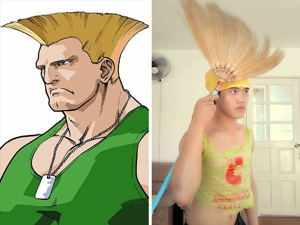 The Brush Helps-12 Cheap Yet Funny Cosplays Ever