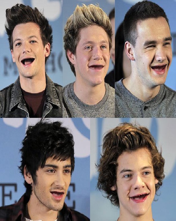 One Direction-Celebs Without Teeth