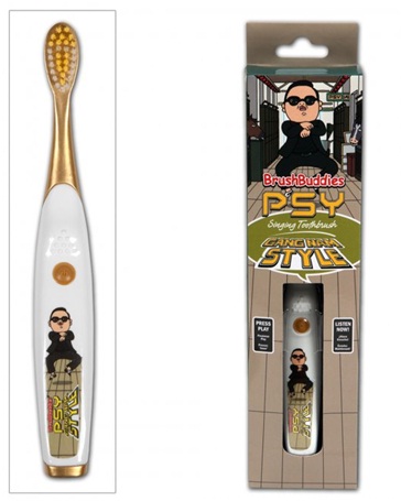 Singing Psy Toothbrush-Weird Merch Items You Won't Believe Actually Exist
