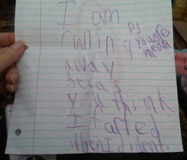 Well who did?-Hilarious And Honest Notes From Kids