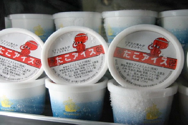 Octopus Ice Cream-Most Gross Foods In The World