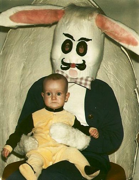 It's just a head-Not So Cute Easter Bunnies
