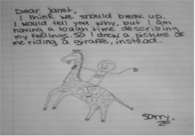 Draw A Picture-12 Funniest Break-up Lines Ever