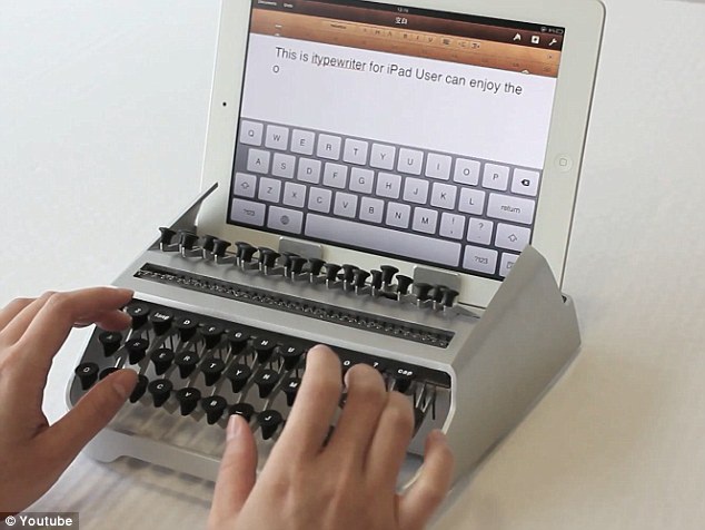 Typewriter-Coolest IPad Docks & Stands
