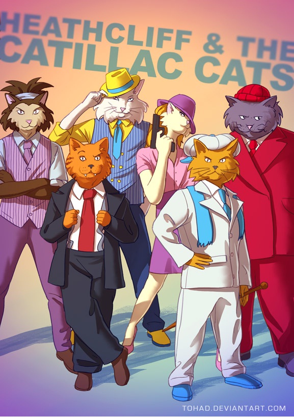 Heathcliff and the Catillac Cats-Classic Childhood Characters In Evil Form