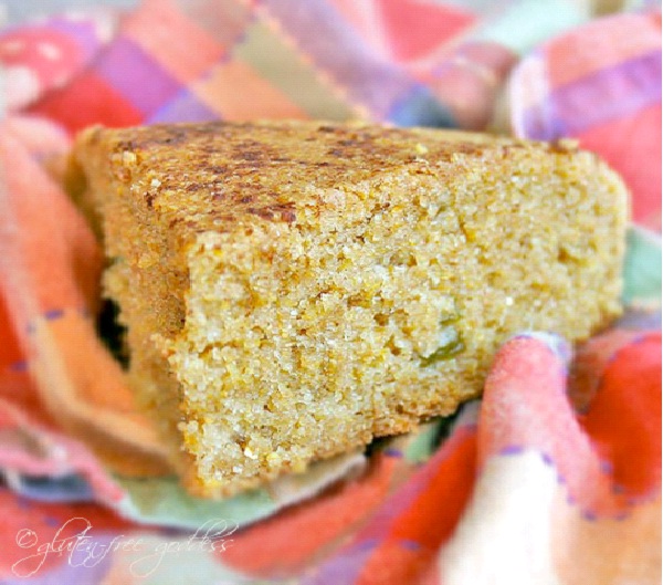 Gluten Free Skill Cornbread With Green Chiles And Cinnamon-Best Vegetarian Christmas Recipes