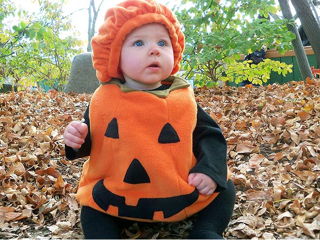 Pumpkin-Creative Baby Halloween Costumes