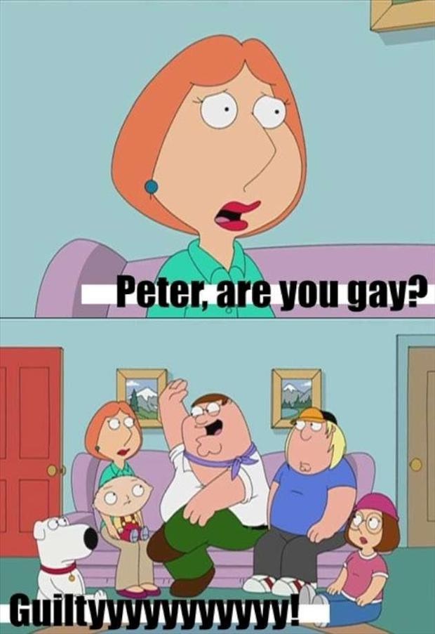 Well is he?-12 Funniest Family Guy Memes