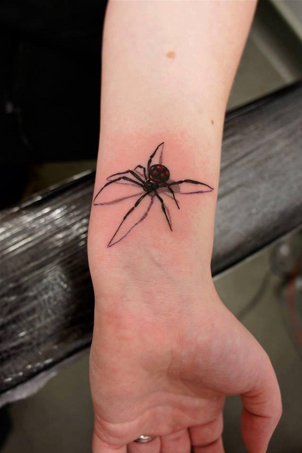 Spider-Amazing 3D Wrist Tattoos
