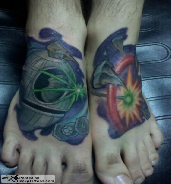 Star Wars-Craziest Foot Tattoos