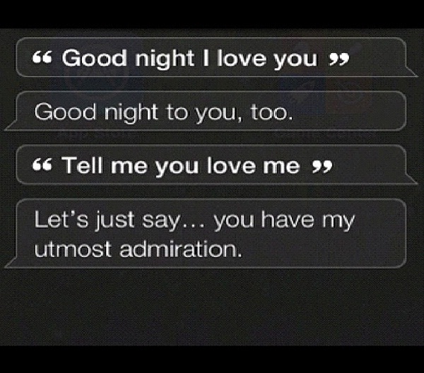 True Love-12 Funny Conversations You Can Have With Siri 