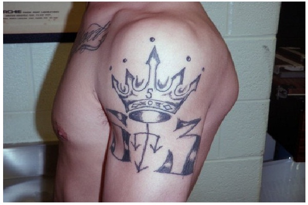 Five-Point Crown-Prison Tattoos And Their Meanings