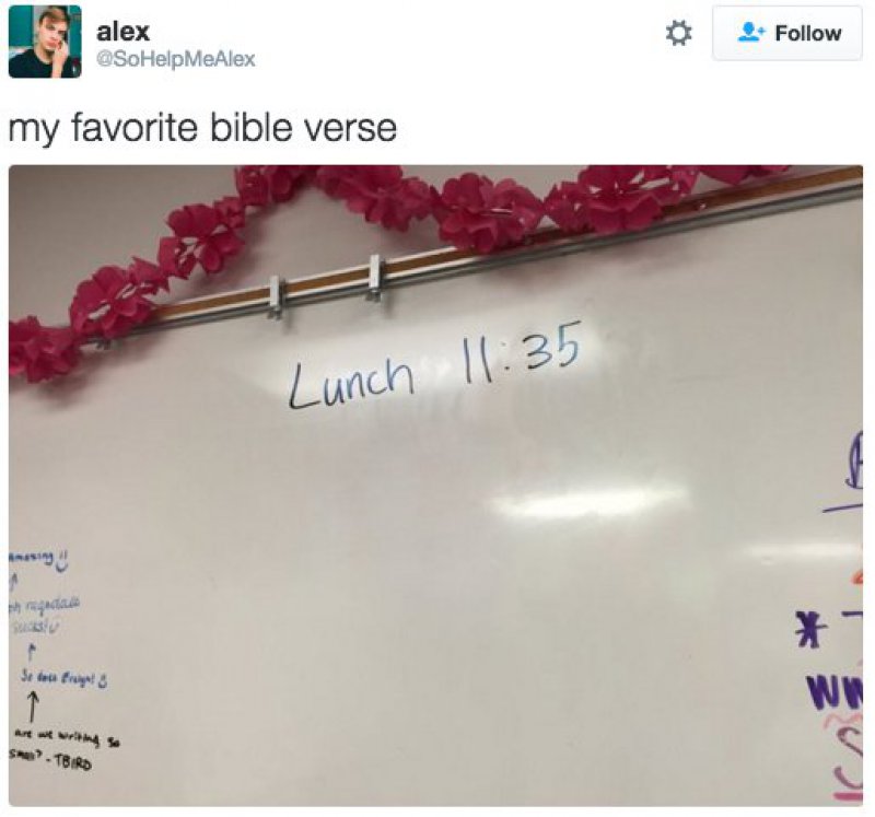 The Favorite 'Verse' of Most Young Catholics -15 Tweets Only Catholics Will Understand