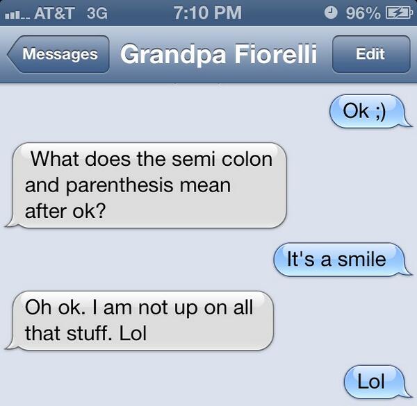 He Knew 'Lol' Though-15 Hilarious Texts From Grandparents
