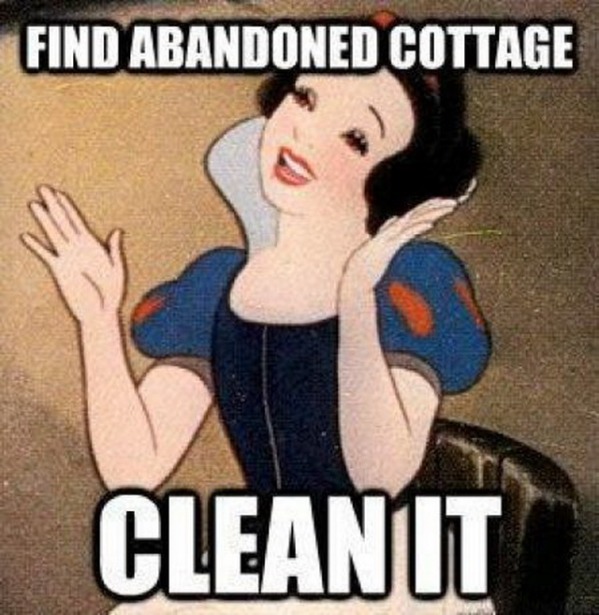 Snow white and the 7 dwarfs-15 Hilarious Disney Memes That Will Make You Lol