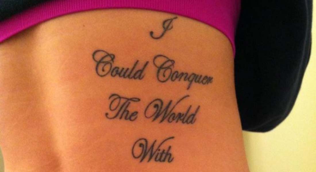 15 Worst Tattoo Spelling Mistakes Ever