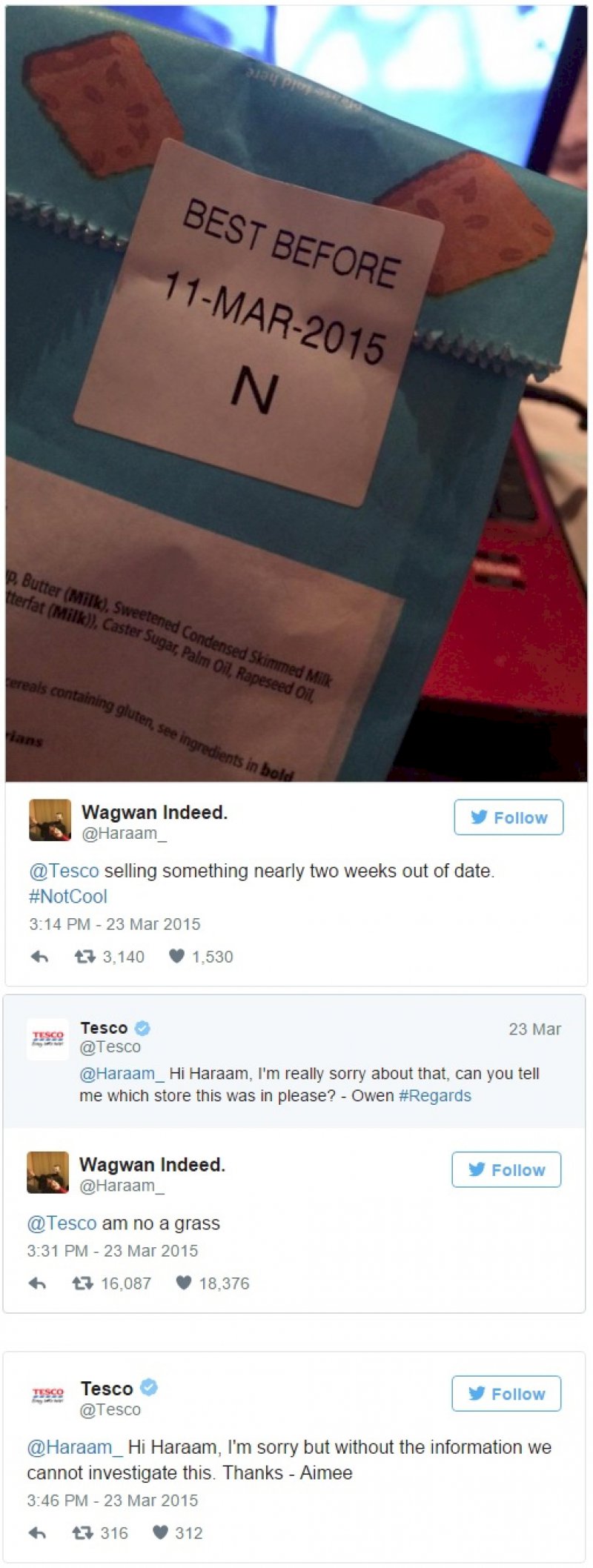 Trolling Tesco-11 Times Customers Perfectly Trolled Brands On The Internet