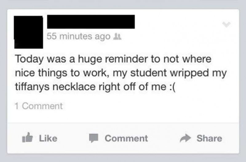 Sorry, Come Again?-15 Teachers And Their Epic Facebook Fails