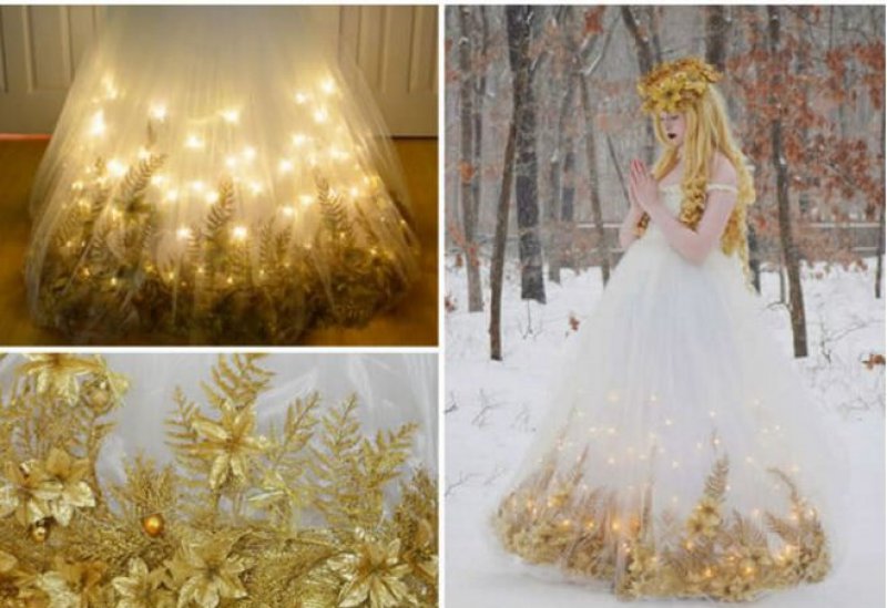 This Beautiful Christmas Costume-Meet The Girl Who Sews Her Own Cosplay Dresses