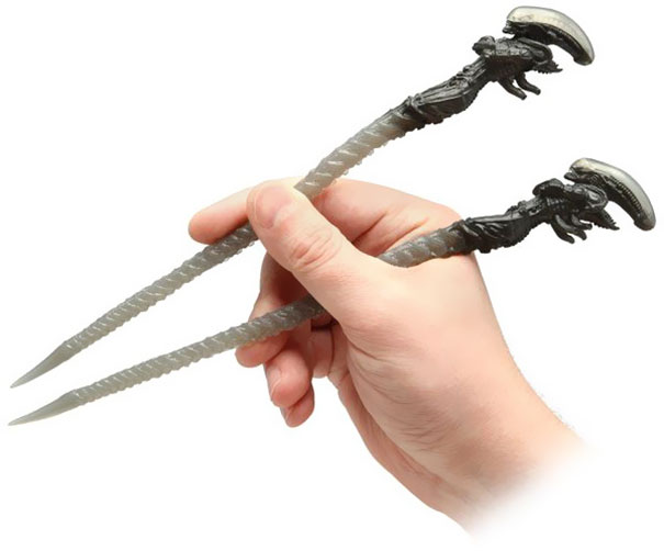 Alien Chopsticks-15 Geeky Kitchen Gadgets That Will Make Your Kitchen A Super Kitchen