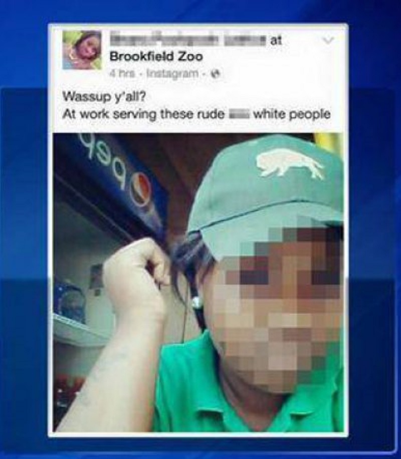 Brookfield Zoo Employee Fired Over a Racist Tweet-15 People Who Got Fired Because Of Social Media