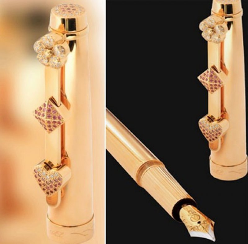 Heaven Gold Pen - 5,590-12 Most Expensive Pens In The World
