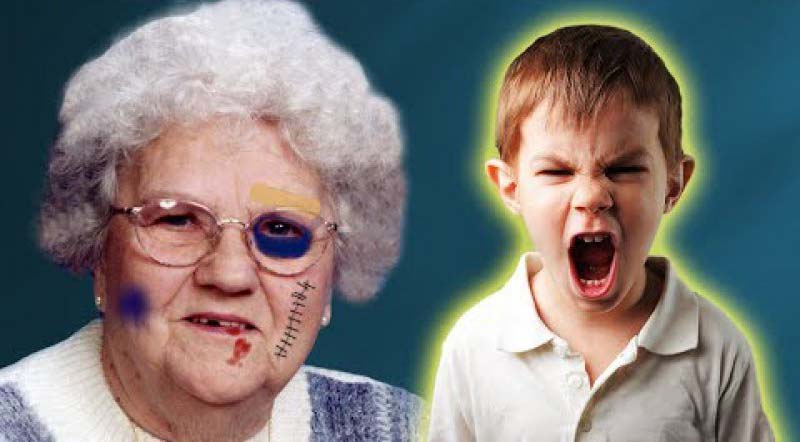 Boy Punches His Grandma In Face For Not Buying Him A Toy-15 Dumbest And Craziest Criminals Ever