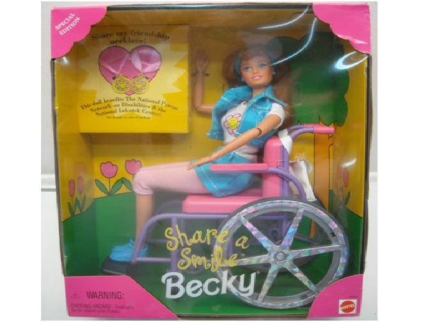 Becky -The Wheelchair Bound Barbie-Weird Barbie Dolls
