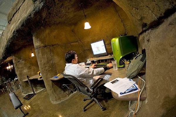 The cave-Coolest Offices In The World