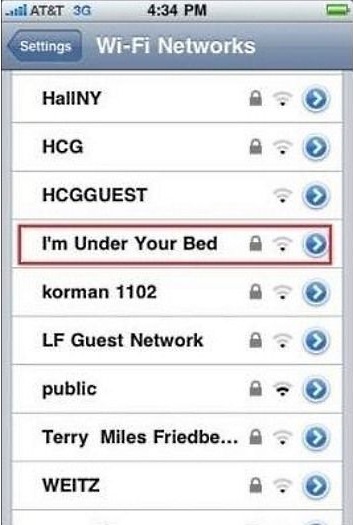 I see you hiding-Funny Wifi Names
