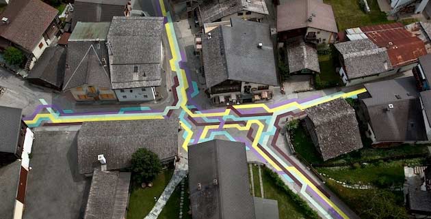 Geometric Streets in Vercorin, Switzerland-Most Unique And Amazing Streets