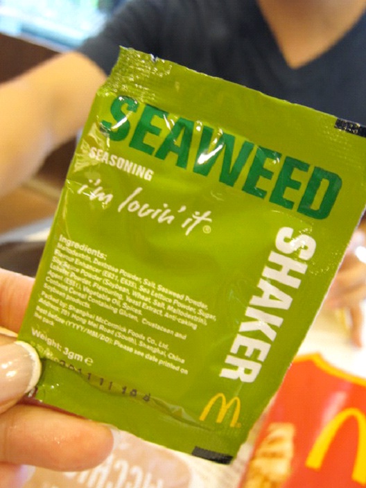 Seaweed Shaker Fries - Found In Asia-McDonald's Items Not Available In The U.S.