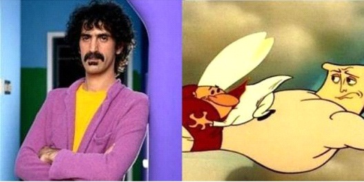 Frank Zappa As The Pope In Ren And Stimpy-24 Cartoons Voiced By Celebrities
