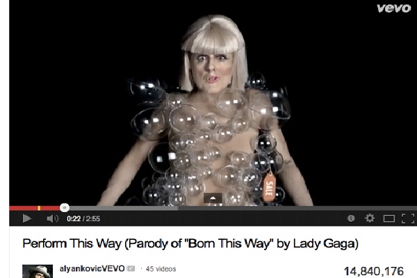 Lady Gagy Born This Way - Perform This Way - By Weird Al Yankovic-Best Song Parodies