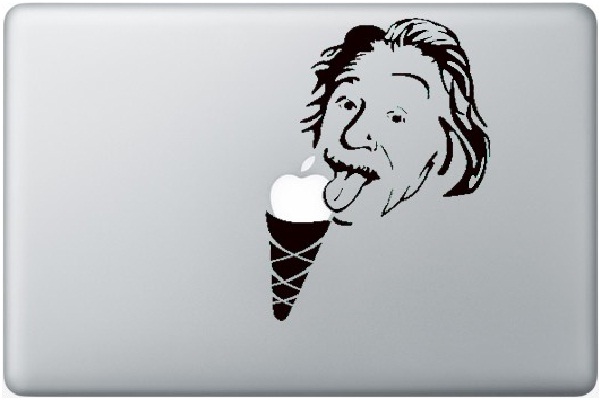 Albert Einstein-Funny MacBook Stickers