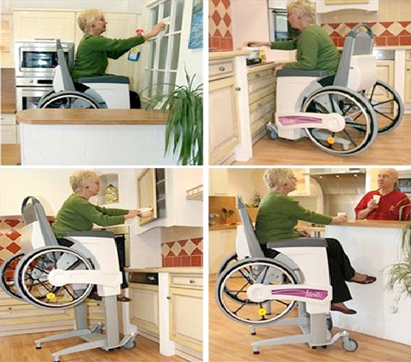 Adjustable Height Wheelchair-Simple But Genius Ideas