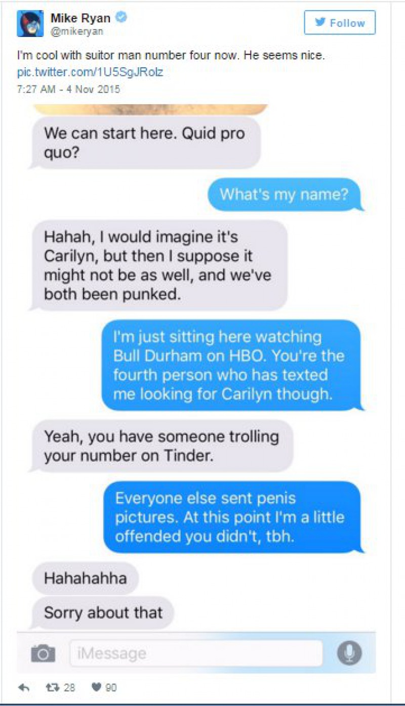 Fourth Guy Entered the Conversation-Guy Hilariously Replies To Dick Pics He Got After A Stranger Gave Out His Number On Tinder