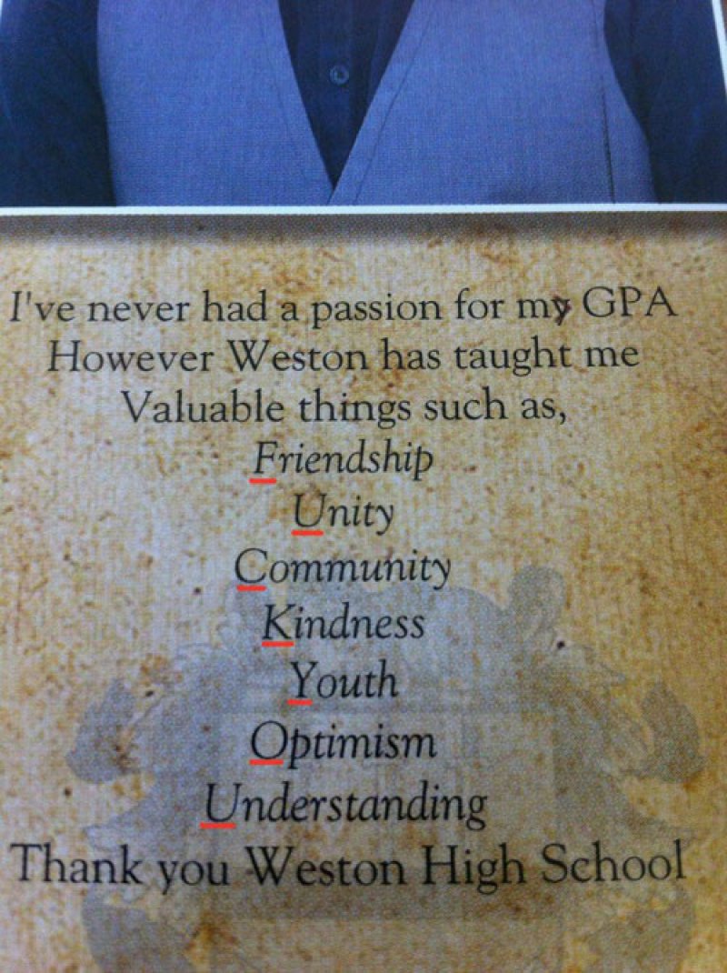 This Subtle Yearbook Quote-15 Yearbook Quotes That Are Way Too Hilarious