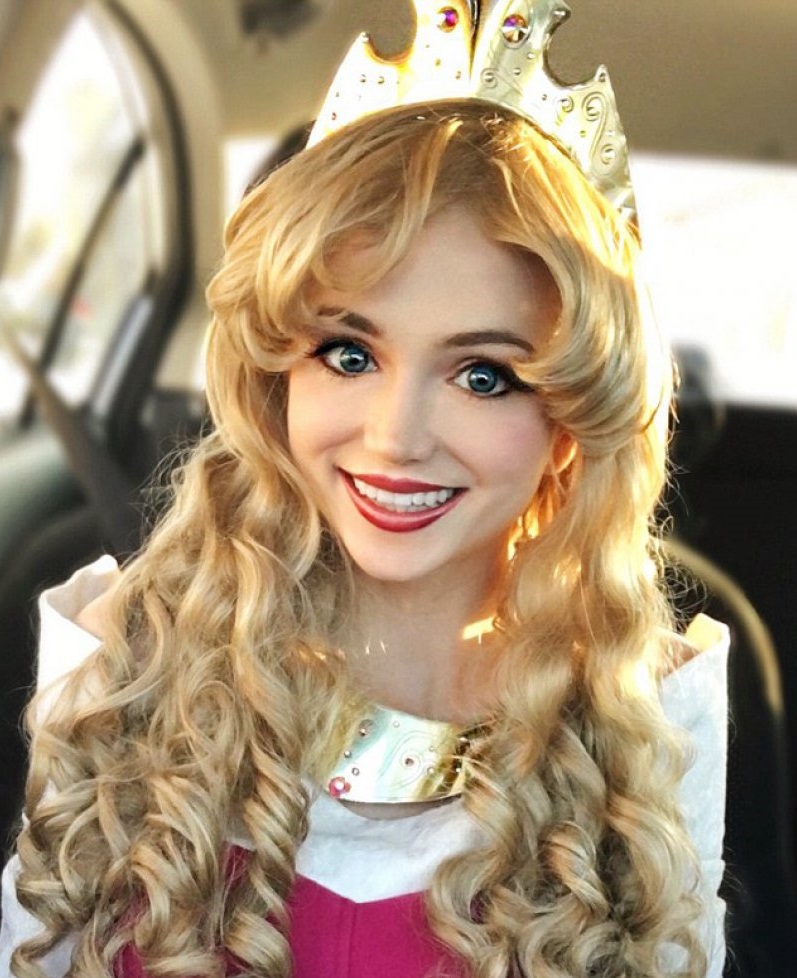 In Princess Aurora 'Sleeping Beauty' Costume-Girl Who Spent ,000 To Look Like Disney Princesses