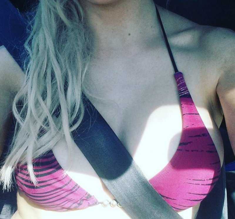  Seat belt Never Sits Comfortably on Chest -15 Things Only Big Boob Girls Will Understand