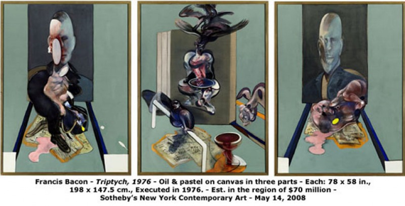 Triptych, 1976 ( Million)-15 Ridiculous Paintings Sold For Millions Of Dollars