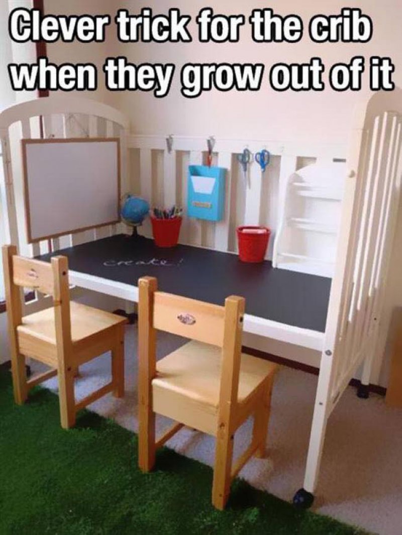 This Awesome Crib Hack-15 Parenting Hacks That Will Make You Super Parents