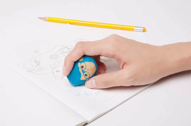 Give Your Eraser a Nice Haircut-15 Cute Desk Accessories For Your Office