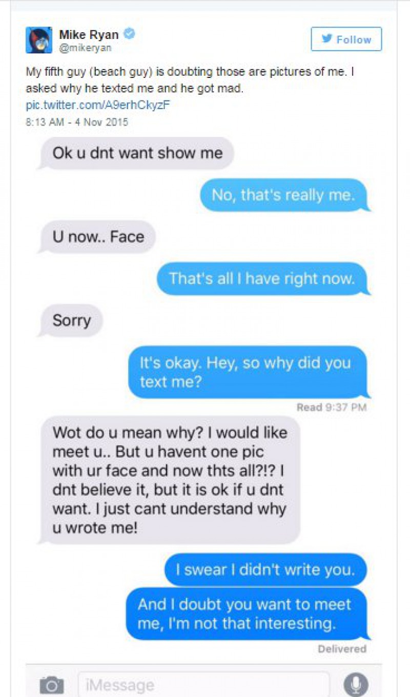 Seventh Guy-Guy Hilariously Replies To Dick Pics He Got After A Stranger Gave Out His Number On Tinder