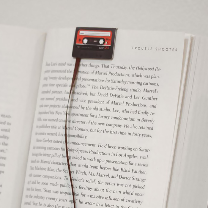 Cassette Tape Bookmark-15 Bookmarks You Must Have If You Are A Bookworm